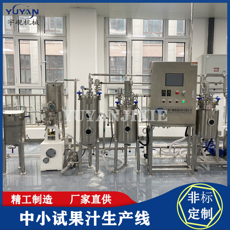 实验型多功能果汁生产线